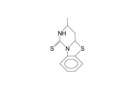2,3,4,4a-Tetrahydro-3-methyl-1H-pyrimido(6,1-B)benzothiazole-1-thione