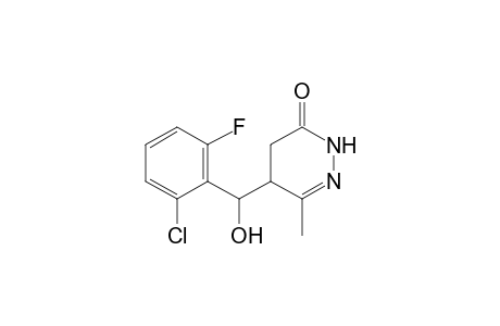 3(2H)-Pyridazinone, 5-[(2-chloro-6-fluorophenyl)hydroxymethyl]-4,5-dihydro-6-methyl-