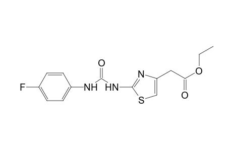 4-Thiazoleacetic acid, 2-[[[(4-fluorophenyl)amino]carbonyl]amino]-, ethyl ester