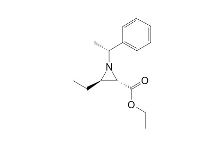 (2S,3R)-Ethyl 3-ethyl-1-((R)-1-phenylethyl)aziridine-2-carboxylate