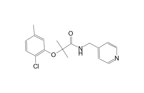 2-(2-chloro-5-methylphenoxy)-2-methyl-N-(4-pyridinylmethyl)propanamide
