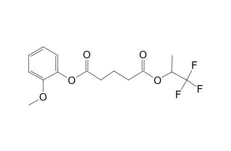 Glutaric acid, 1,1,1-trifluoroprop-2-yl 2-methoxyphenyl ester