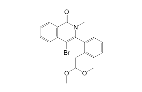 4-Bromanyl-3-[2-(2,2-dimethoxyethyl)phenyl]-2-methyl-isoquinolin-1-one
