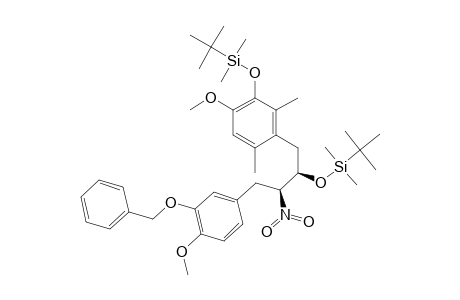 #E-7B;ERYTHRO-4-(3-BENZYLOXY-4-METHOXYPHENYL)-2-TERT.-BUTYLDIMETHYLSILYLOXY-1-(3-TERT.-BUTYLDIMETHYLSILYLOXY-4-METHOXY-2,6-DIMETHYLPHENYL)-3-NITROBUTANE