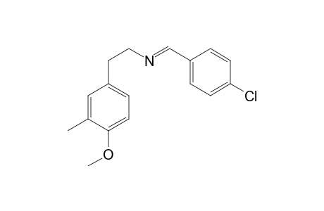 N-(4-Chlorobenzyl)-2-(4-methoxy-3-methylphenyl)ethan-1-imine