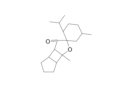 Spiro[3-oxatricyclo[5.3.0.0(2,6)]decan-5-one-4,2'-cyclohexane], 1'-isopropyl-2,4'-dimethyl-, (1R,2S,6R,7R,1'S,4'R)-