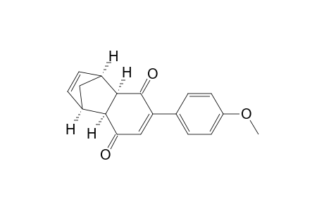 1,4-Methanonaphthalene-5,8-dione, 1,4,4a,8a-tetrahydro-6-(4-methoxyphenyl)-, (1.alpha.,4.alpha.,4a.alpha.,8a.alpha.)-(.+-.)-