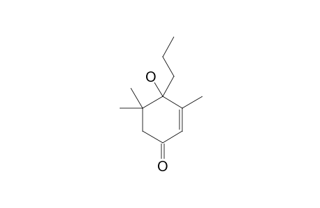 4-hydroxy-3,5,5-trimethyl-4-propylcyclohex-2-en-1-one