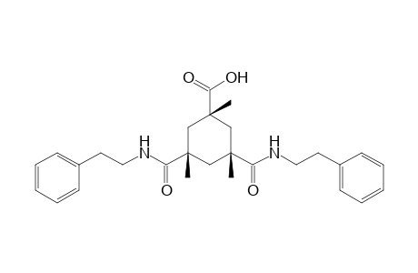 cis,cis-1,3,5-Trimethyl-3,5-bis(phenethylcarbamoyl)cyclohexane-1-carboxylic acid