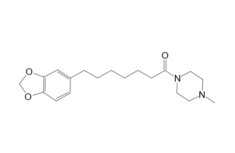 PA-M7:0 [5-(3,4-Methylenedioxyphenyl)heptyl-N-methylpiperazinamide]