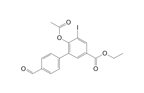 Ethyl 6-(Acetyloxy)-4'-formyl-5-iodobiphenyl-3-carboxylate