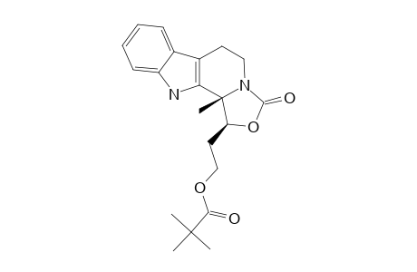 2,2-dimethylpropionic acid 2-[(1S,11bS)-3-keto-11b-methyl-1,5,6,11-tetrahydrooxazolo[4,3-a]$b-carbolin-1-yl]ethyl ester
