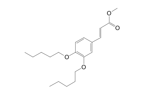 Methyl 3-(3,4-bis(N-pentyl)oxyphenyl)prop-2-enoate