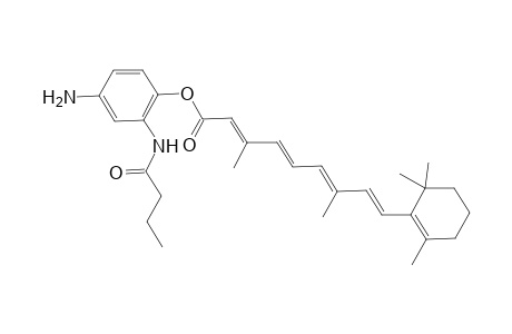 4-Amino-3-(butyrylamino)phenyl (2E,4E,6E,8E)-[3,7-Dimethyl-9-(2,6,6-trimethyl-1-cyclohexenyl)nona-2,4,6,8-tetraenoate