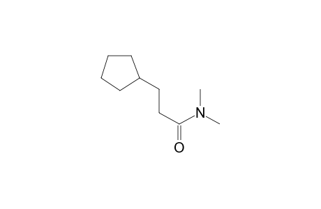 3-Cyclopentylpropionamide, N,N-dimethyl-