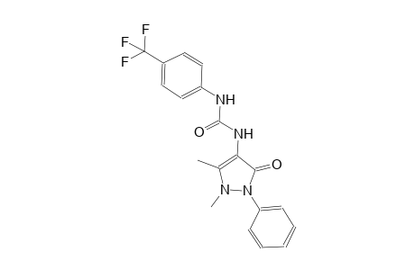urea, N-(2,3-dihydro-1,5-dimethyl-3-oxo-2-phenyl-1H-pyrazol-4-yl)-N'-[4-(trifluoromethyl)phenyl]-