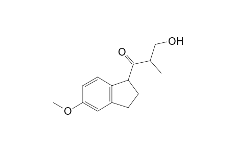 1-(5-Methoxy-2,3-dihydro-1H-inden-1-yl)-3-hydroxy-2-methylpropan-1-one