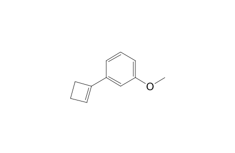 1-(1-cyclobutenyl)-3-methoxybenzene
