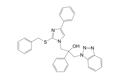 1-[2-Phenyl-2-hydroxy-3-(benzo[d][1,2,3]trizol-1-yl)propyl]-2-benzylthio-4-phenylimidazole