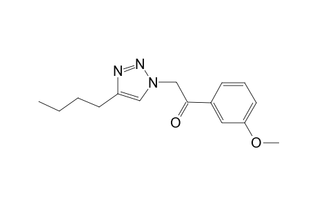 2-(4-Butyl-1H-1,2,3-triazol-1-yl)-1-(3-methoxyphenyl)-ethanone