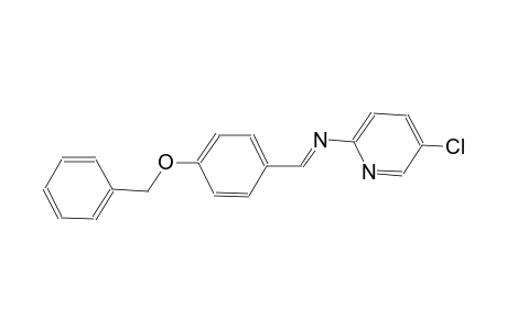 2-pyridinamine, 5-chloro-N-[(E)-[4-(phenylmethoxy)phenyl]methylidene]-