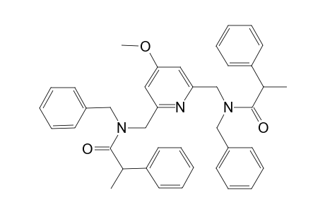 2,6-bis[(N-Benzyl-N-(phenylpropionyl)amino)methyl]-4-methoxypyridine
