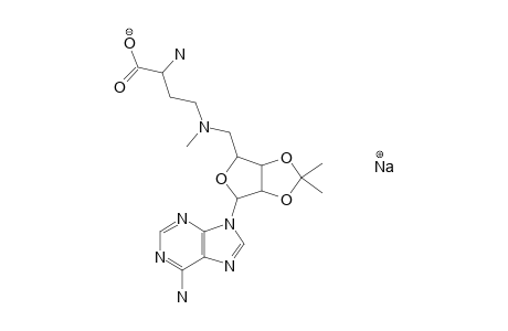 2',3'-O-(1-METHYLETHYLIDENE)-5'-[(3-AMINO-3-CARBOXYPROPYL)-METHYLAMINO]-5'-DEOXY-ADENOSINE;SODIUM-SALT
