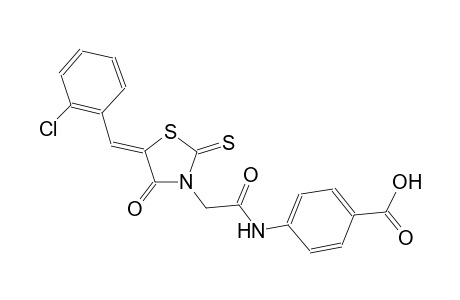 benzoic acid, 4-[[[(5Z)-5-[(2-chlorophenyl)methylene]-4-oxo-2-thioxothiazolidinyl]acetyl]amino]-