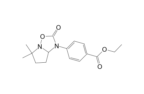 Benzoic acid, 4-(tetrahydro-5,5-dimethyl-2-oxopyrrolo[1,2-b][1,2,4]oxadiazol-1(2H)-yl)-, ethyl ester