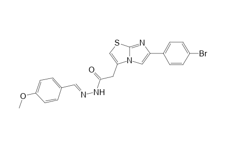 [6-(4-bromophenyl)imidazo[2,1-b]thiazol-3-yl]acetic acid 4-methoxybenzylidenehydrazide