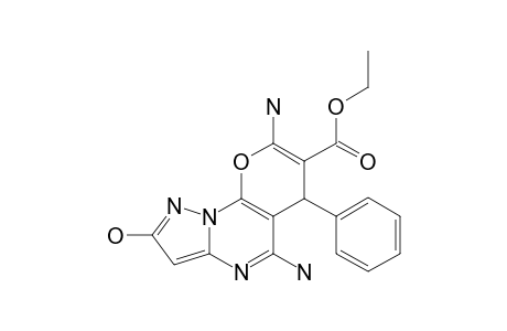ETHYL-5,8-DIAMINO-2-HYDROXY-6-PHENYL-6,7-DIHYDROPYRAZOLE-[1,5-A]-PYRANO-[2,3-D]-PYRIMIDIN-7-CARBOXYLATE
