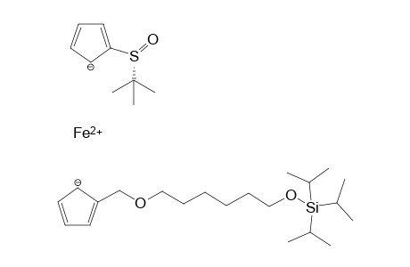 Iron(II) (R)-2-(tert-butylsulfinyl)cyclopenta-2,4-dien-1-ide 2-(((6-((triisopropylsilyl)oxy)hexyl)oxy)methyl)cyclopenta-2,4-dien-1-ide