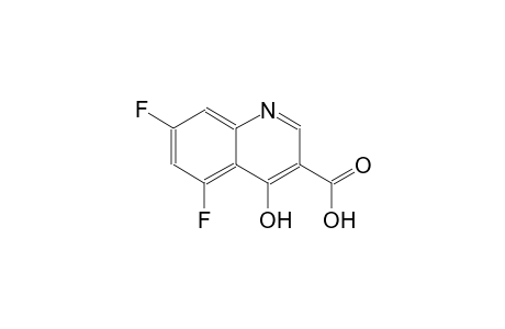 3-quinolinecarboxylic acid, 5,7-difluoro-4-hydroxy-