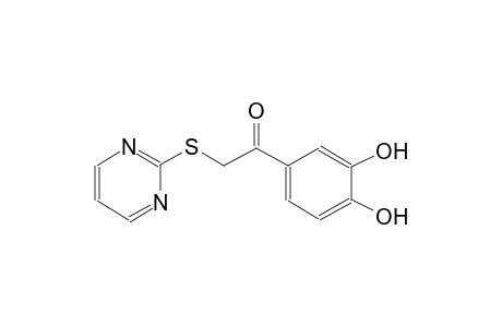 1-(3,4-dihydroxyphenyl)-2-(2-pyrimidinylsulfanyl)ethanone