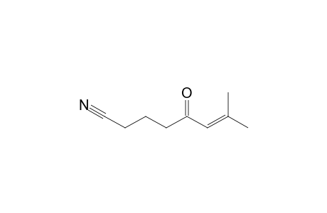 7-Methyl-5-oxo-6-octenenitrile