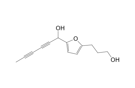 1-[5-(3-hydroxypropyl)-2-furanyl]-1-hexa-2,4-diynol