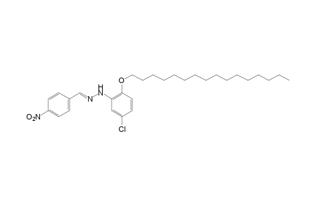 p-nitrobenzaldehyde, [5-chloro-2-(hexadecyloxy)phenyl]hydrazone