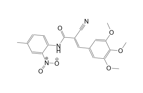 (2E)-2-cyano-N-(4-methyl-2-nitrophenyl)-3-(3,4,5-trimethoxyphenyl)-2-propenamide