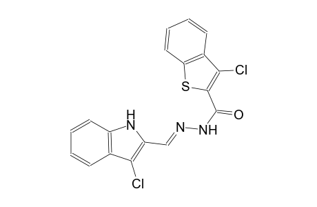 3-chloro-N'-[(E)-(3-chloro-1H-indol-2-yl)methylidene]-1-benzothiophene-2-carbohydrazide
