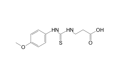 3-[3-(p-methoxyphenyl)-2-thioureido]propionic acid