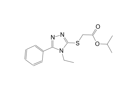 isopropyl [(4-ethyl-5-phenyl-4H-1,2,4-triazol-3-yl)sulfanyl]acetate