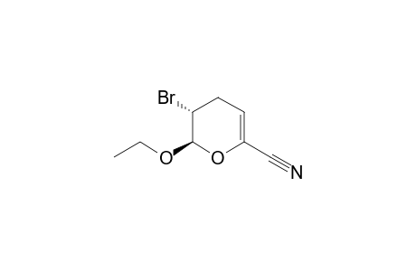 (2R,3R)-3-bromanyl-2-ethoxy-3,4-dihydro-2H-pyran-6-carbonitrile