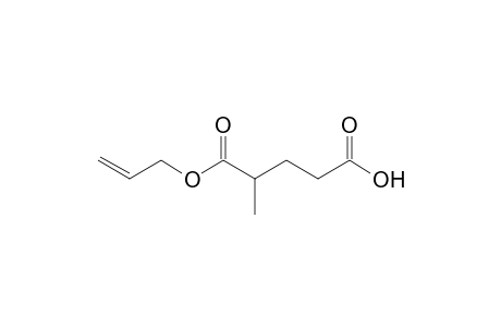 4-Methyl-5-oxidanylidene-5-prop-2-enoxy-pentanoic acid