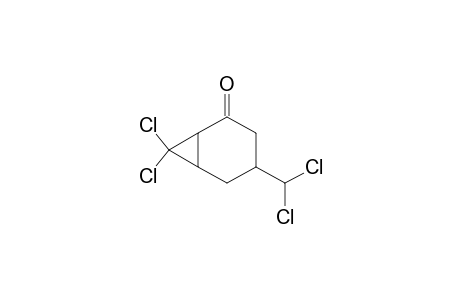 7,7-Dichloro-4-(dichloromethyl)bicyclo[4.1.0]heptane-2-one