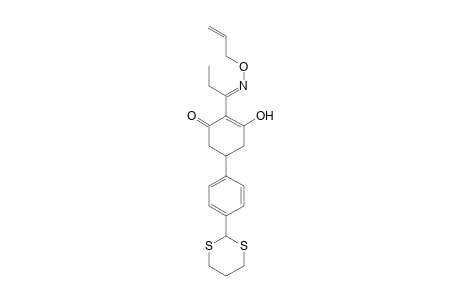 2-Cyclohexen-1-one, 5-[4-(1,3-dithian-2-yl)phenyl]-3-hydroxy-2-[1-[(2-propenyloxy)imino]propyl]-