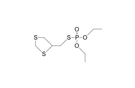 O,O-Diethyl-S-(1,3-dithiolan-4-ylmethyl)-thiophosphonic acid
