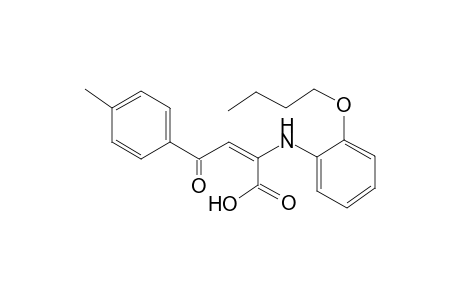 (E)-2-(2-butoxyanilino)-4-(4-methylphenyl)-4-oxo-2-butenoic acid
