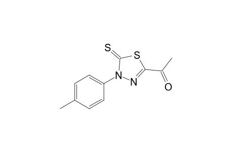 5-Acetyl-3-(p-methylphenyl)-1,3,4-thiadiazol-2(3H)-thione
