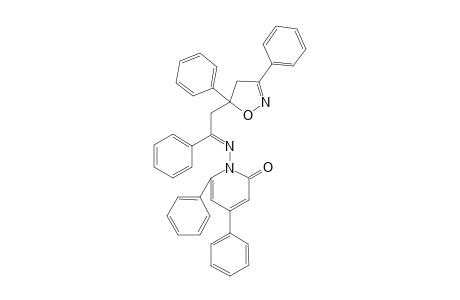 3,5-Diphenyl-5-2-[4,6-diphenyl-1H-pyridin-2-one)amino]-2-phenyl-eth-(Z)-ylidene-2-isoxazoline