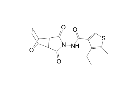 N-(3,5-dioxo-10-oxa-4-azatricyclo[5.2.1.0~2,6~]dec-4-yl)-4-ethyl-5-methyl-3-thiophenecarboxamide
